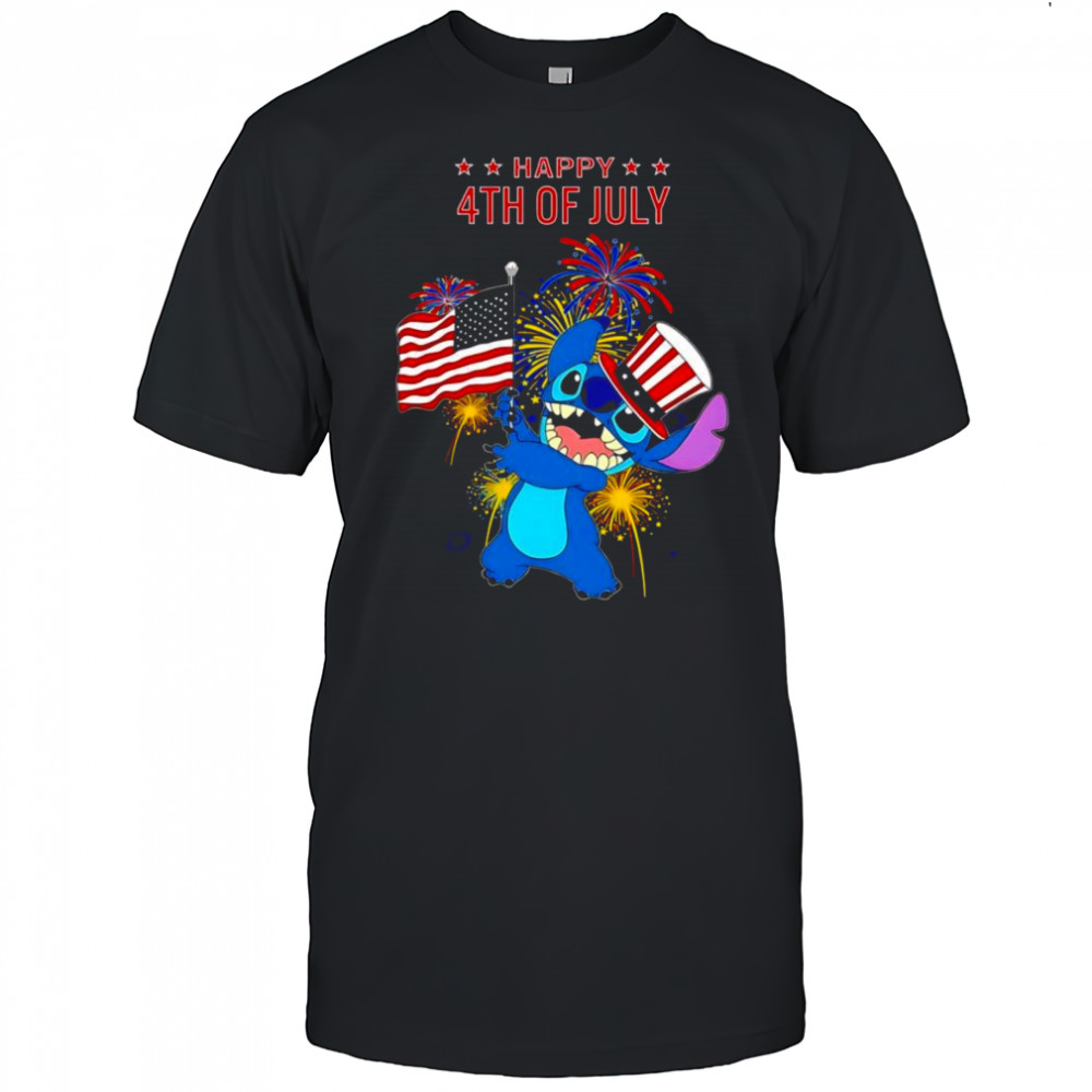 Stitch Happy 4th of July shirt