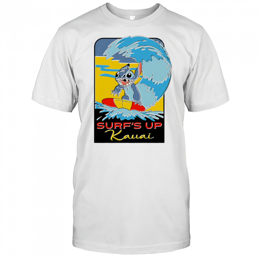 Stitch Surf up kawai summer shirt