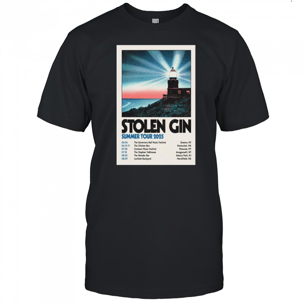Stolen Gin Summer Tour 2025 Poster T-Shirt