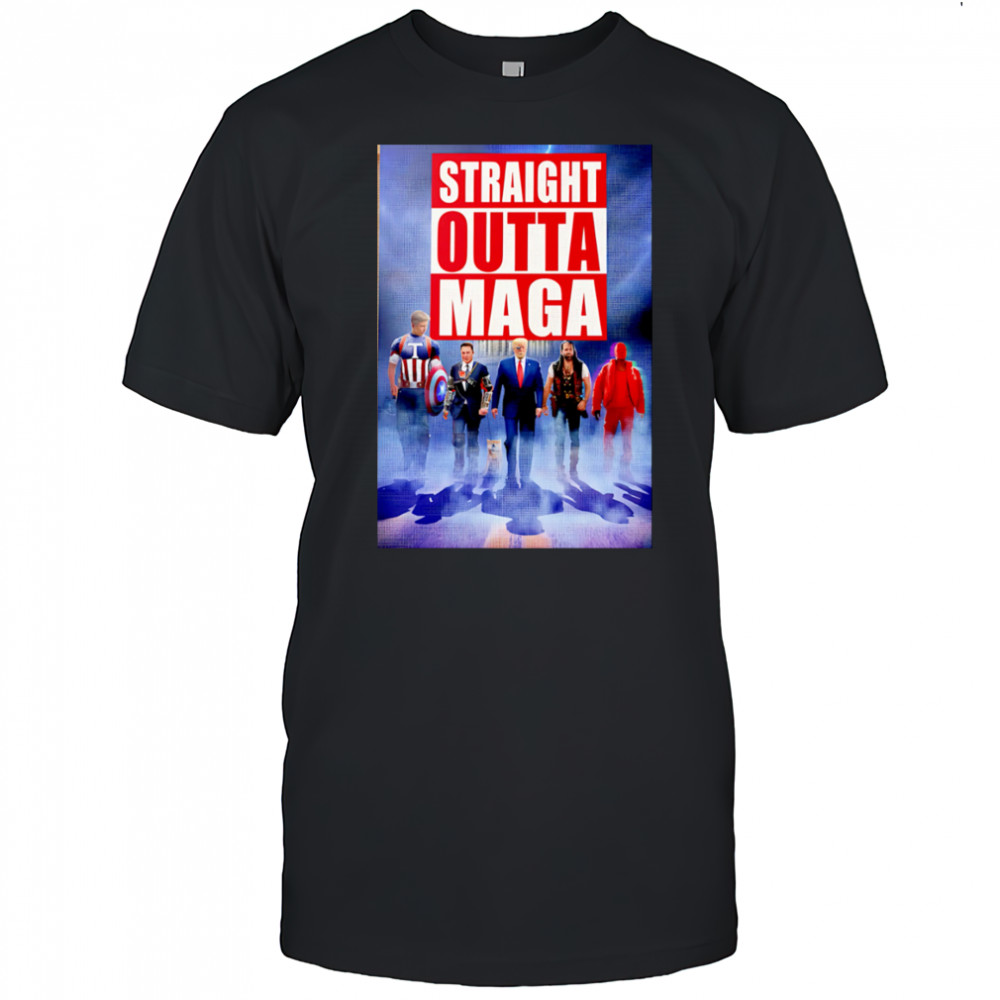 Straight Outta MAGA shirt