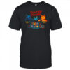 Street cat fighters black cat vs ginger cat shirt