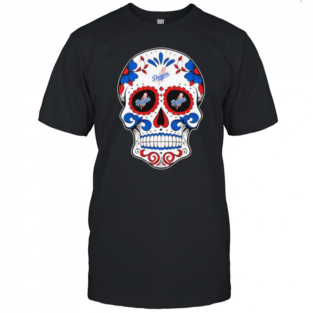 Sugar skull Los Angeles Dodgers shirt