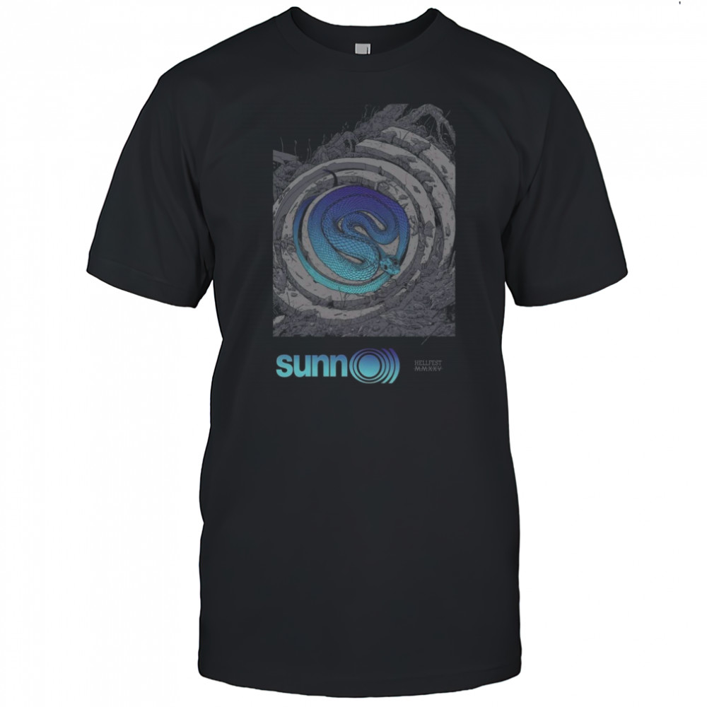 SUNN O))) Hellfest 2025 Paris Poster T-Shirt