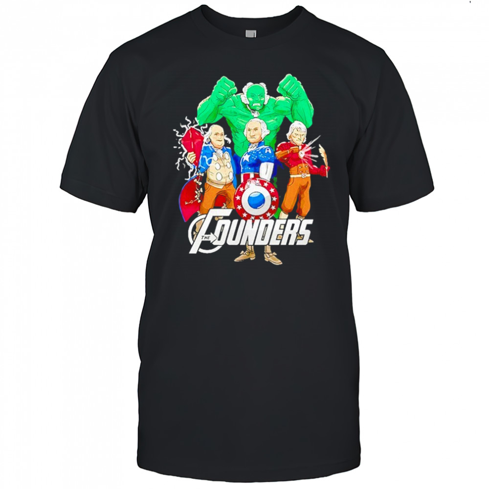 Superheroes John Adams Benjamin Franklin George Washington Thomas Jefferson The Founders Shirt Superheroes John Adams Benjamin Franklin George Washington Thomas Jefferson The Founders Shirt
