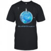 Superman (2025) Blue Chrome Flying Silhouette Logo shirt