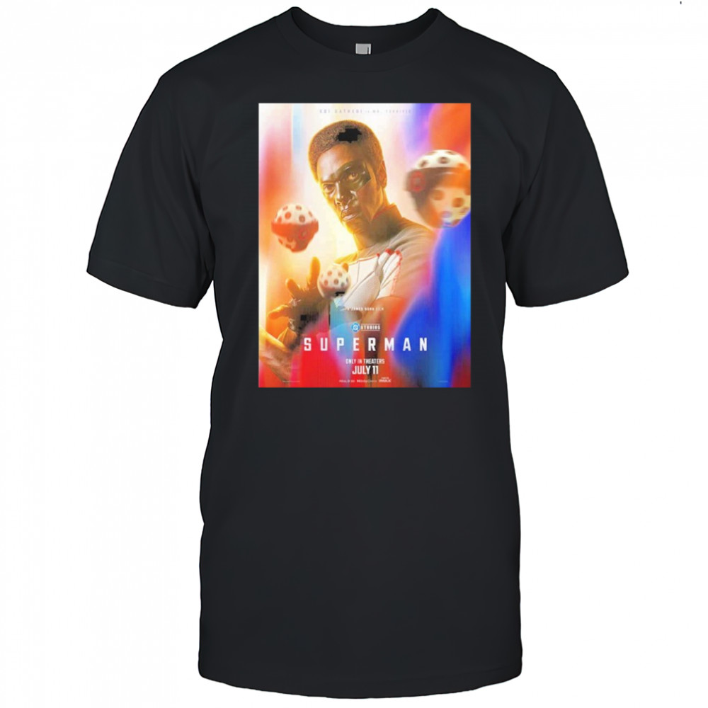 Superman Edi Gathegi Is Mr Terrific July 11 2025 DC Studios shirt