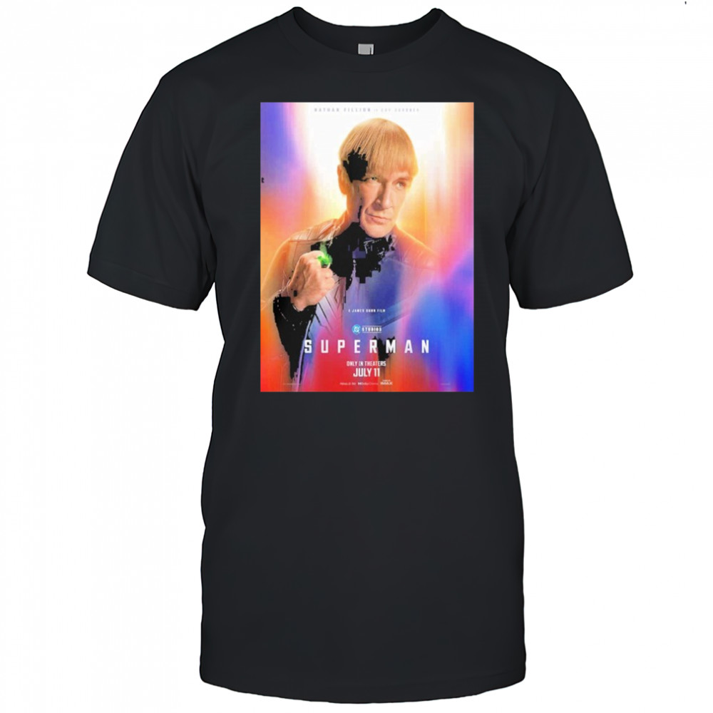 Superman Nathan Fillion Is Guy Gardner July 11 2025 DC Studios shirt