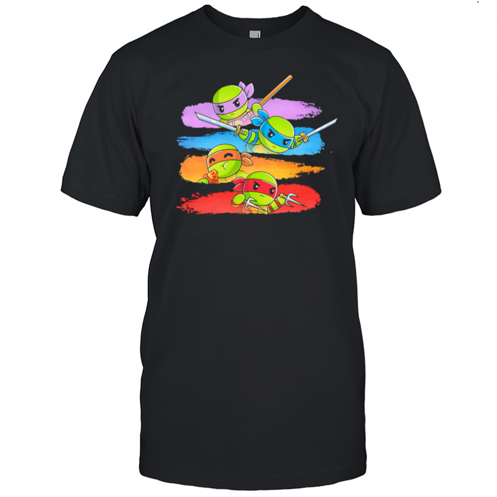 Teenage Mutant Ninja Turtles cute cartoon shirt