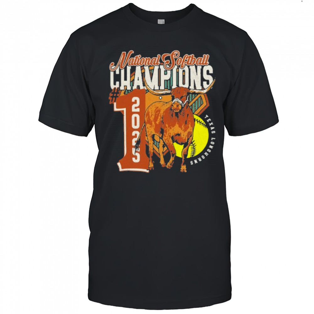 Texas Longhorns 2025 NCAA Softball Women’s College World Series Champions Number One T-Shirt