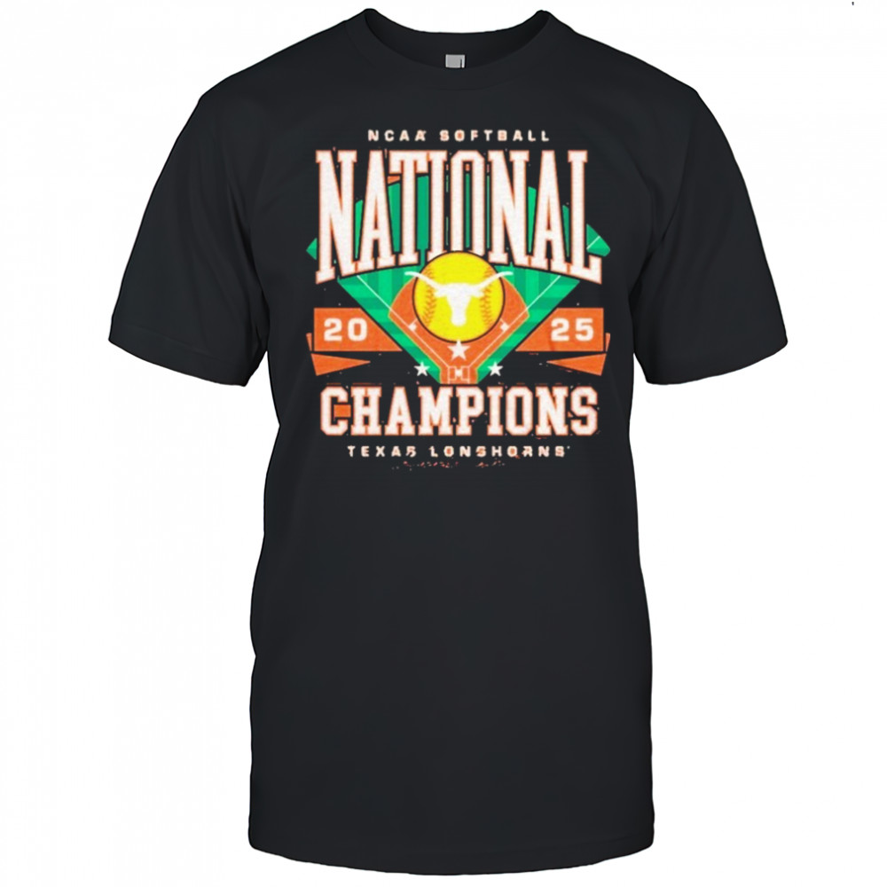 Texas Longhorns Homefield 2025 NCAA Softball Women’s College World Series Champions T-Shirt