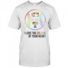 Texas Rangers Baseball I Love The Colour Of Your Heart Pride Month 2025 T-Shirt