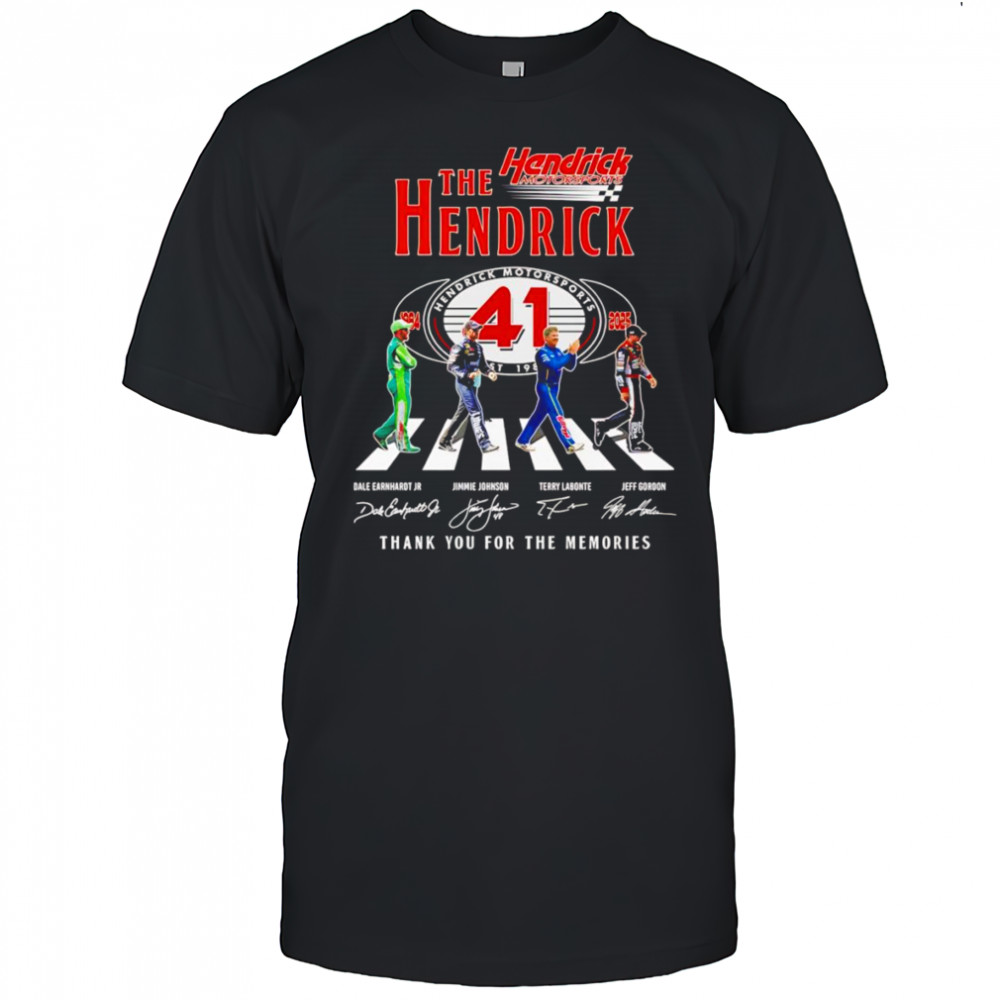 The Hendrick Abbey Road thank you for the memories shirt