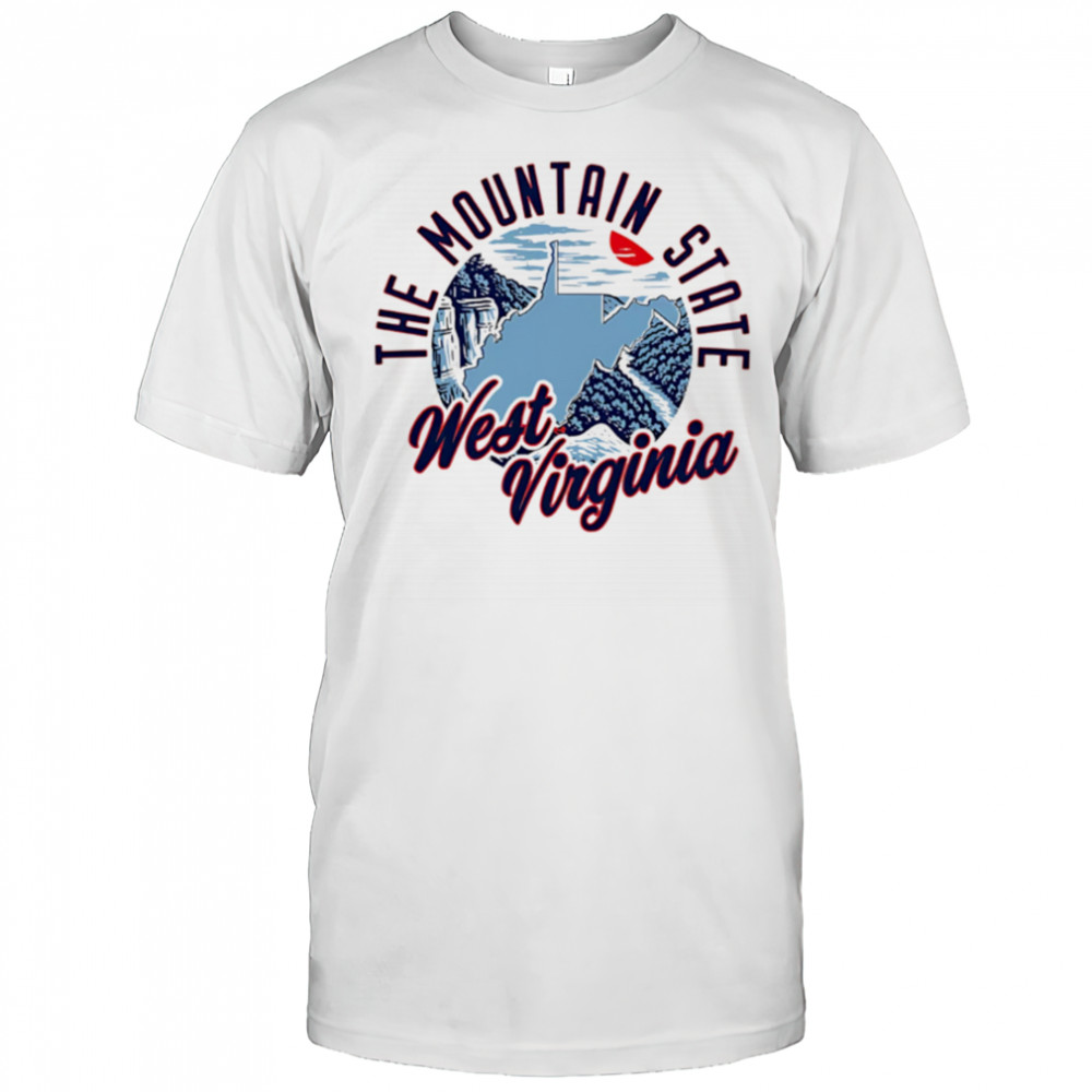 The Mountain State West Virginia Skyline Sunset shirt