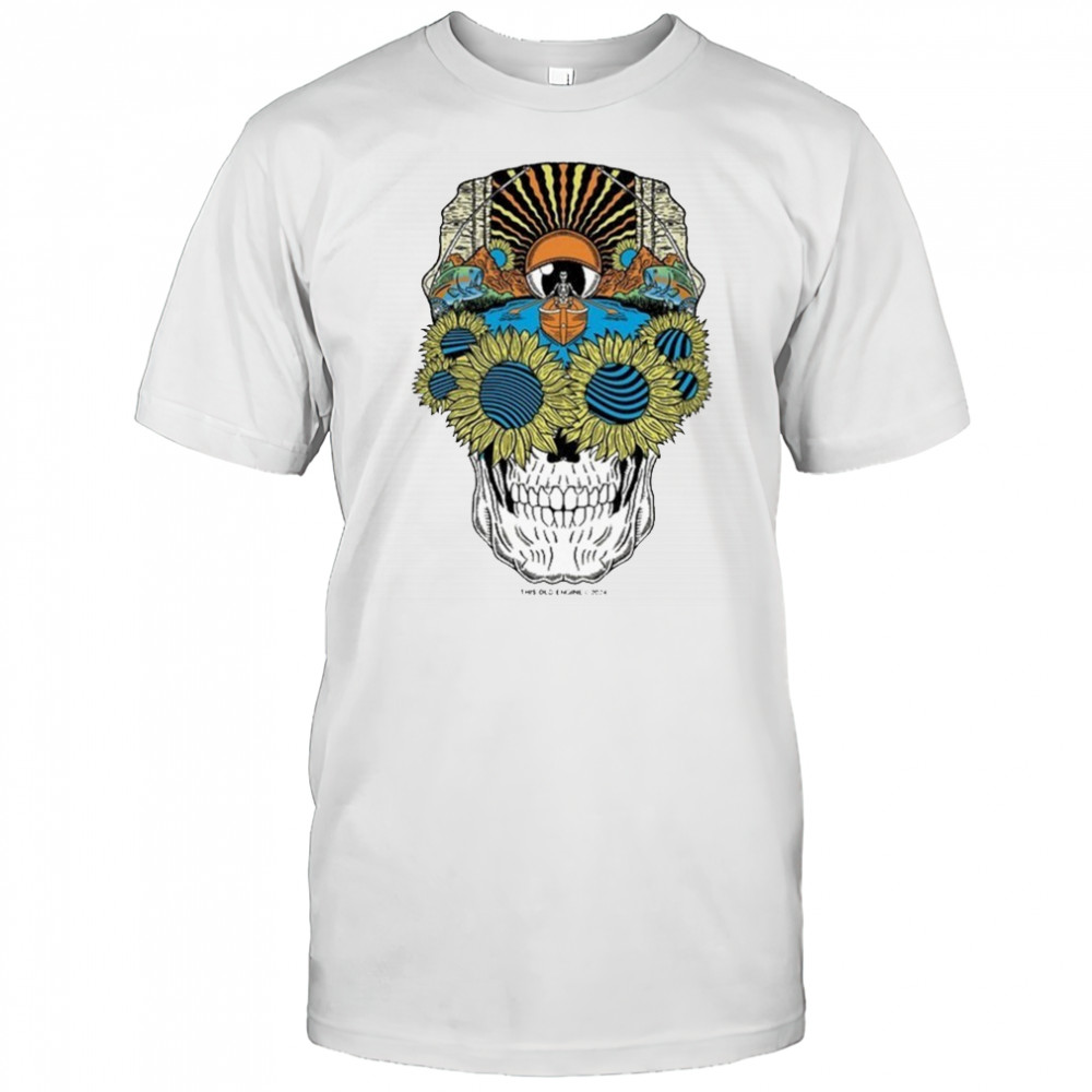 The Old Engine Skull Skeleton T-shirt