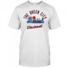 The Queen City Cincinnati Skyline Sunset shirt