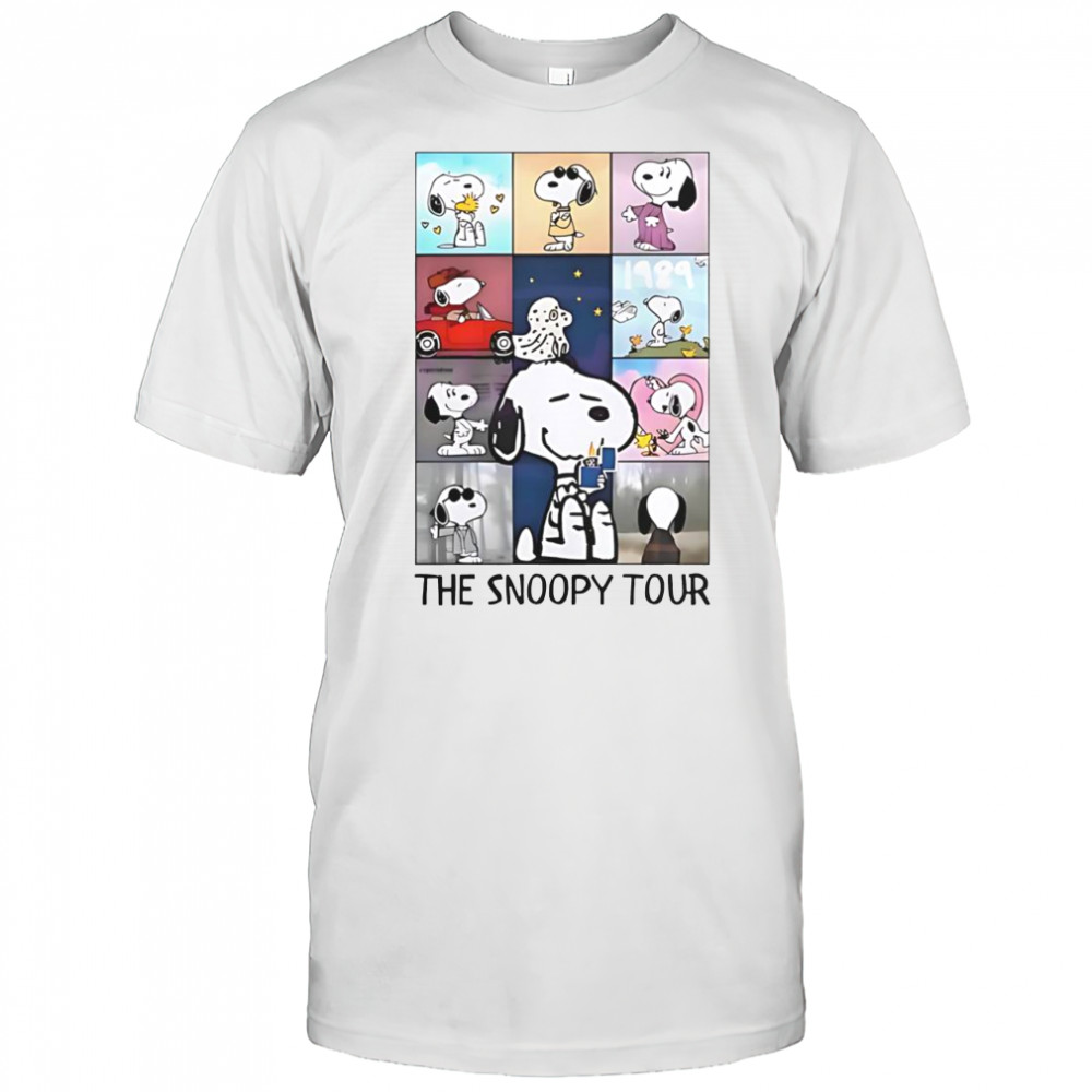 The Snoopy Tour Taylor Eras Tour T-Shirt