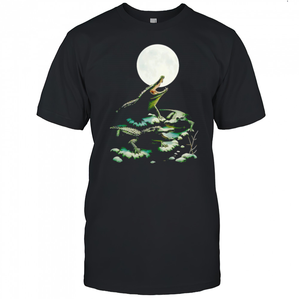 Three alligator moon shirt