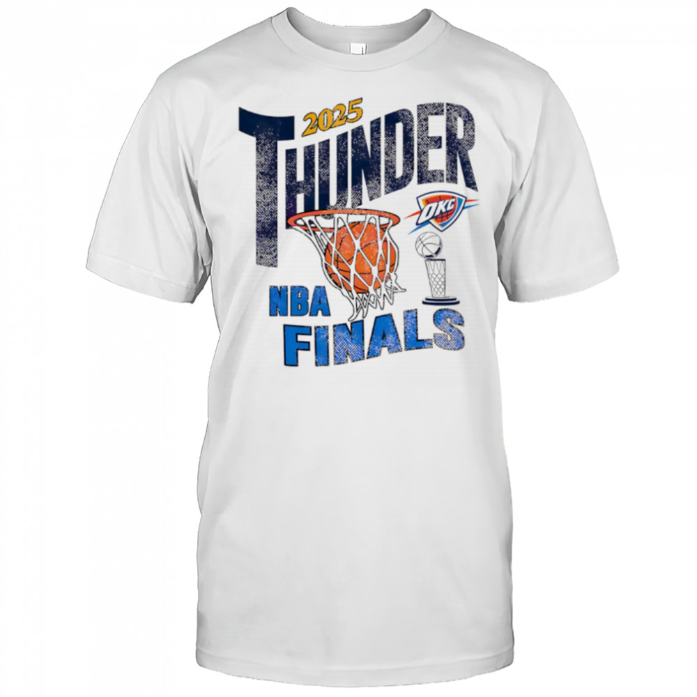 Thunder 2025 Basketball Net Nba Finals Retro Hoop shirt