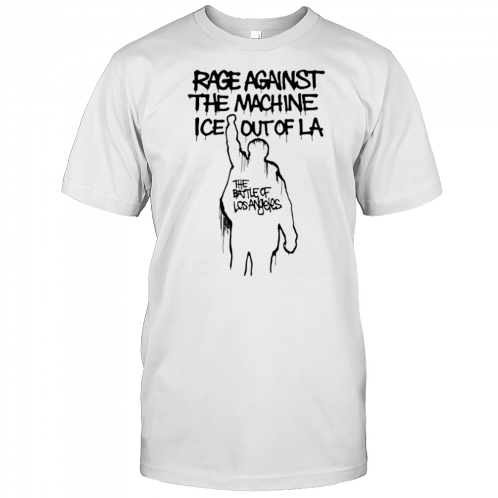 Tom morello rage against the machine ice out of LA the battle of los angeles shirt