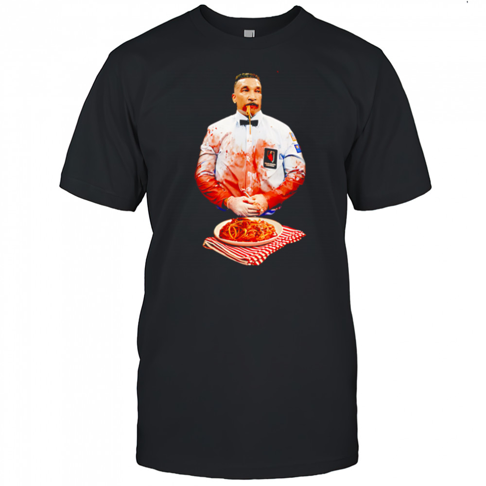 Tony Weeks Bloody Spaghetti Parody shirt
