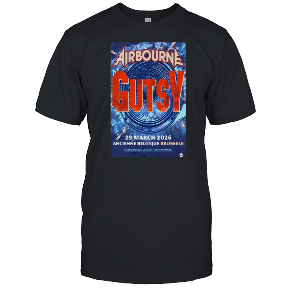 Tour 2025 Airbourne Garage Saarbrücken Poster T-Shirt