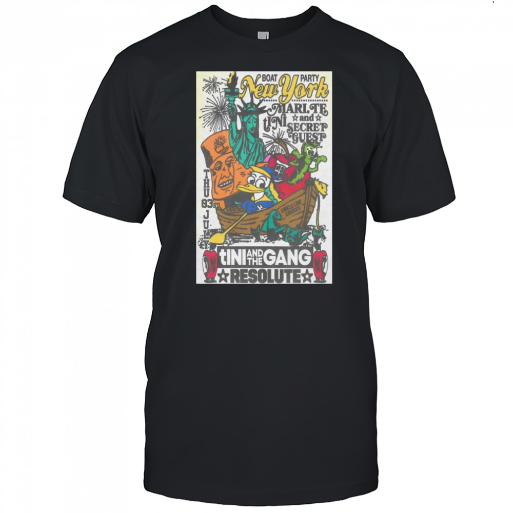 Tour 2025 ReSolute New York Poster T-Shirt