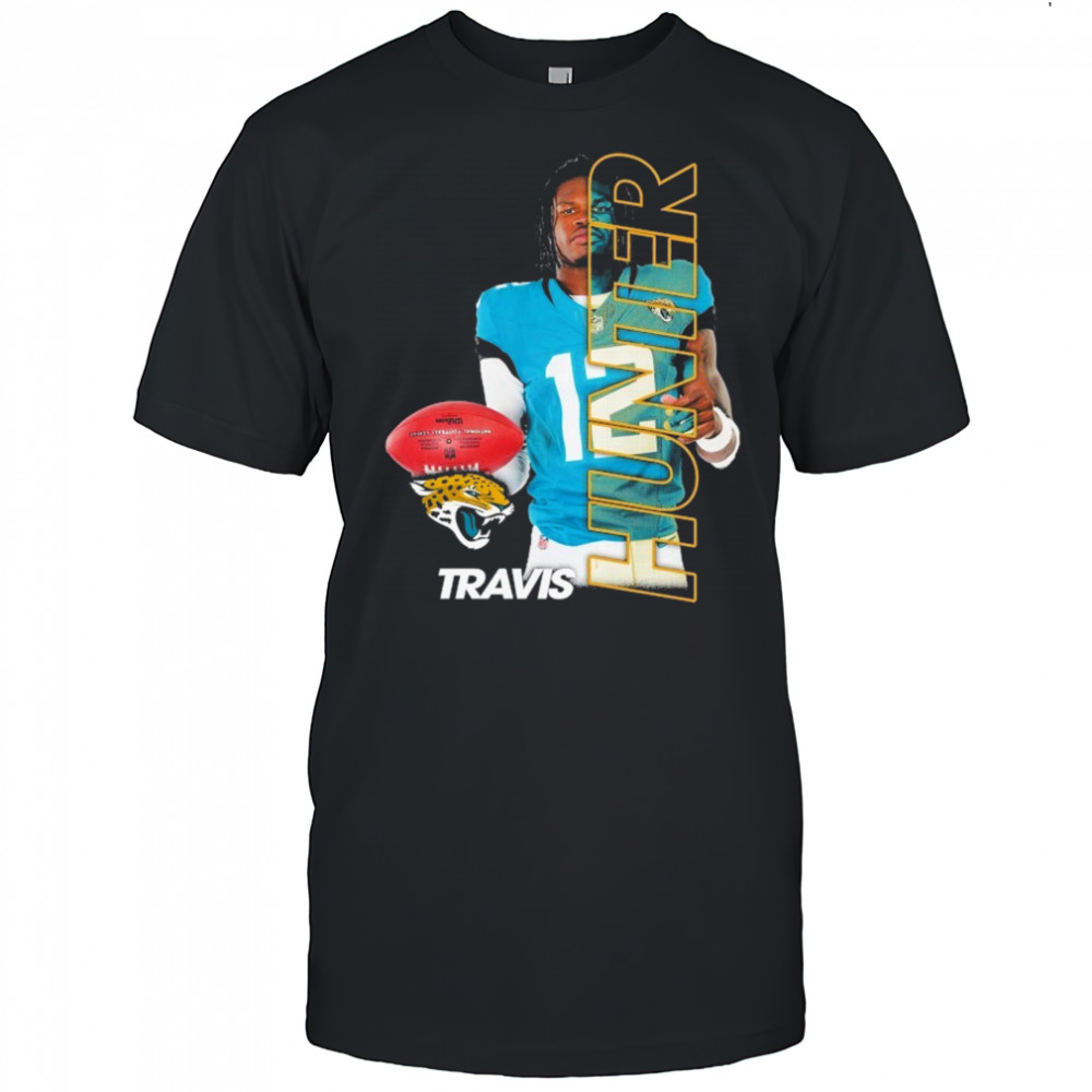 Travis Hunter Jacksonville Jaguars NFL player 2025 shirt