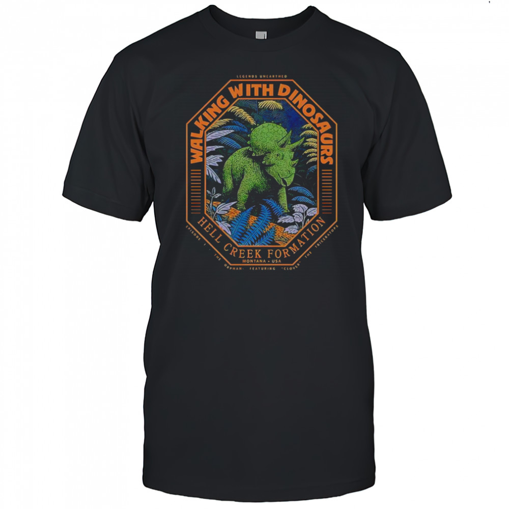 Triceratops walking with dinosaurs shirt