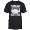 Tummy Ache Survivor Jeff the Land Shark Helmet Meme shirt