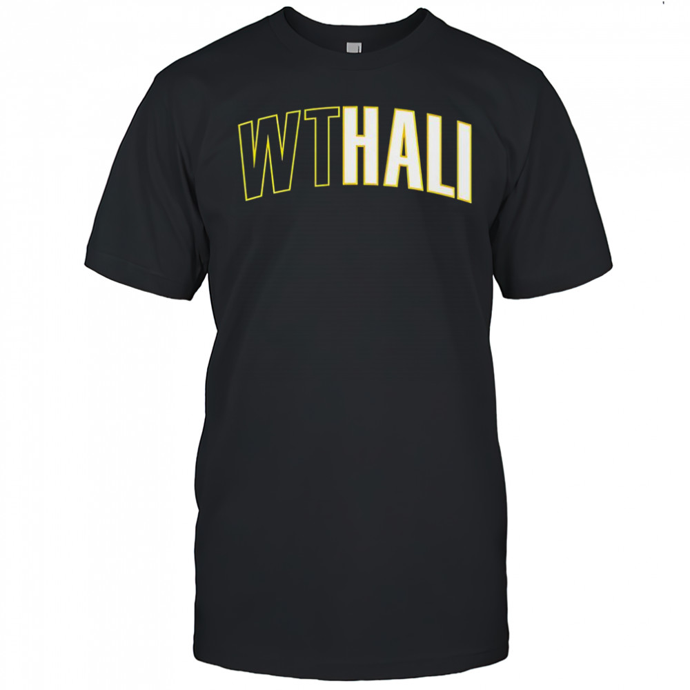 Tyrese Haliburton Indiana Pacers WTHali Text T-Shirt