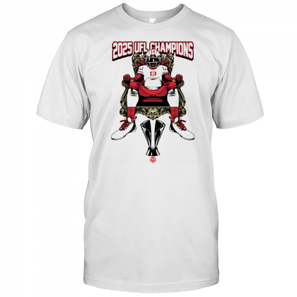 UFL DC Defenders Championship Throne T-Shirt
