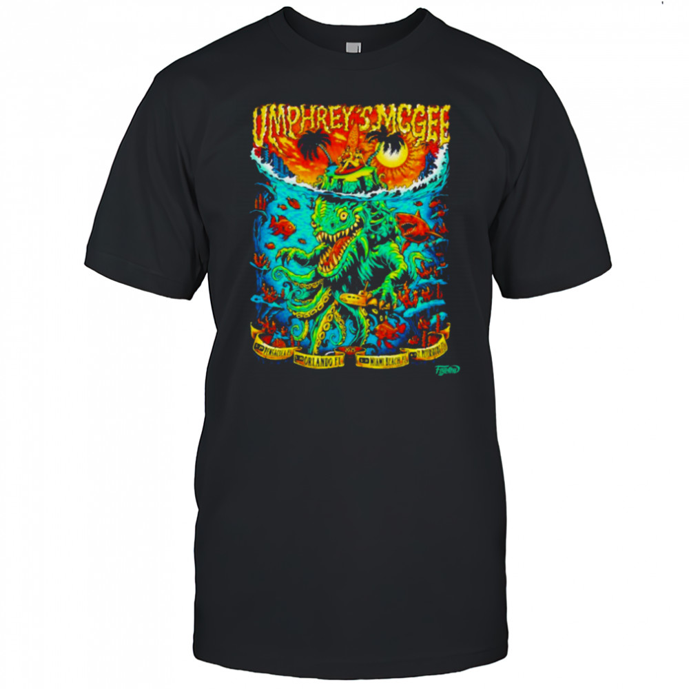 Umphrey’s McGee Summer 2025 Tour Florida Orlando FL Miami Beach FL T shirts