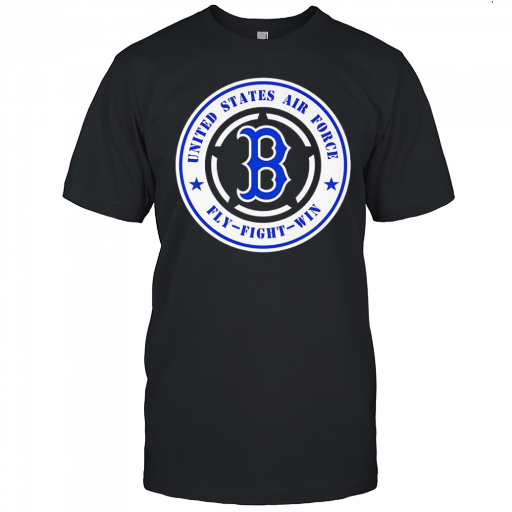 United States Air Force fly-fight-win Boston Red Sox shirt