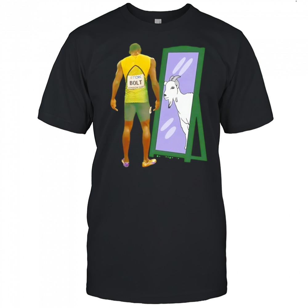 Usain Bolt London 2017 Athlete mirror Goat shirt