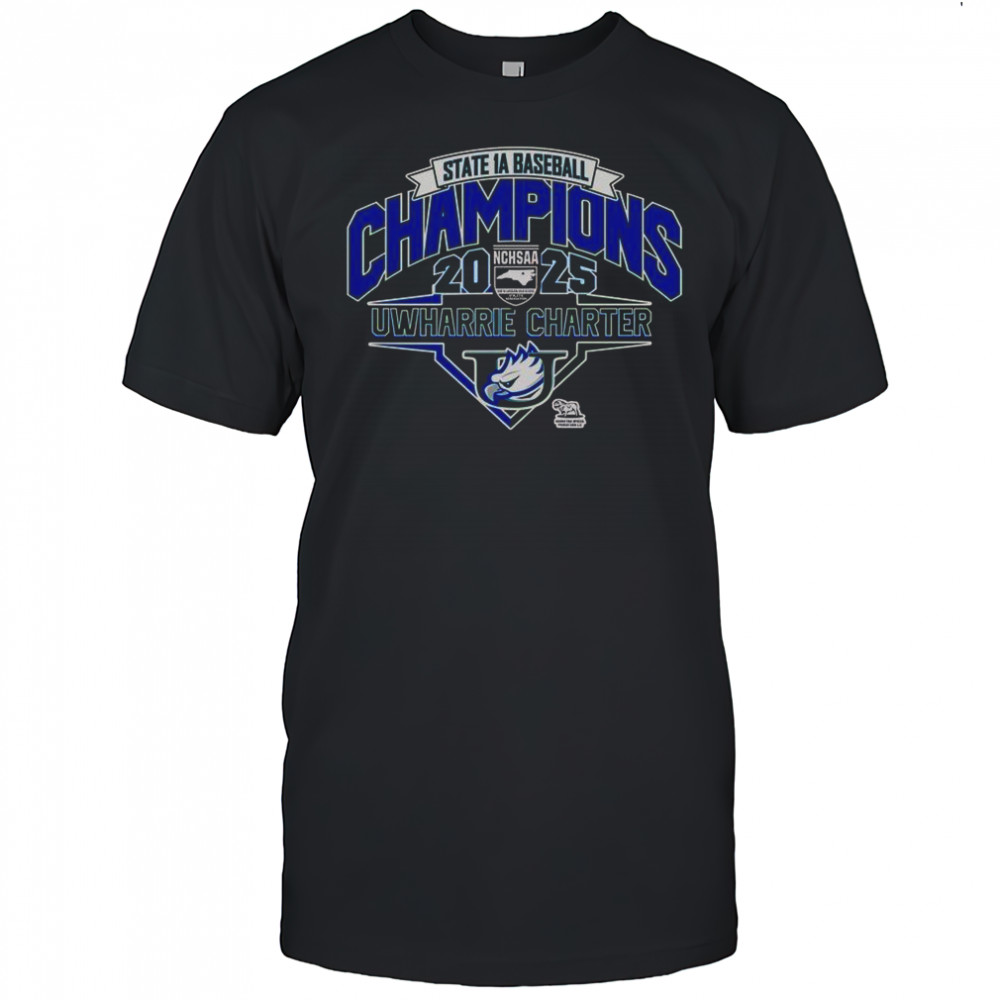 Uwharrie Charter Eagles 2025 NCHSAA 1A Baseball Champions T-Shirt