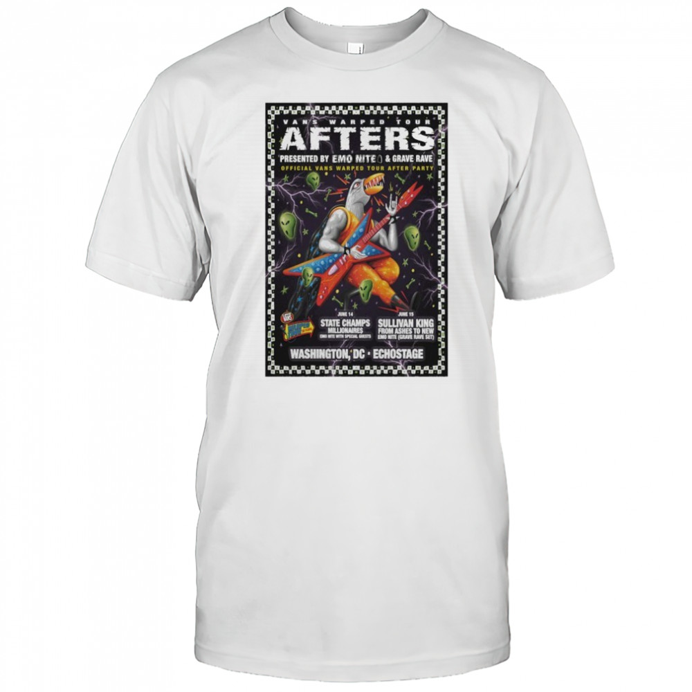 Vans Warped Tour Washington Echostage 14 06 2025 Poster shirt