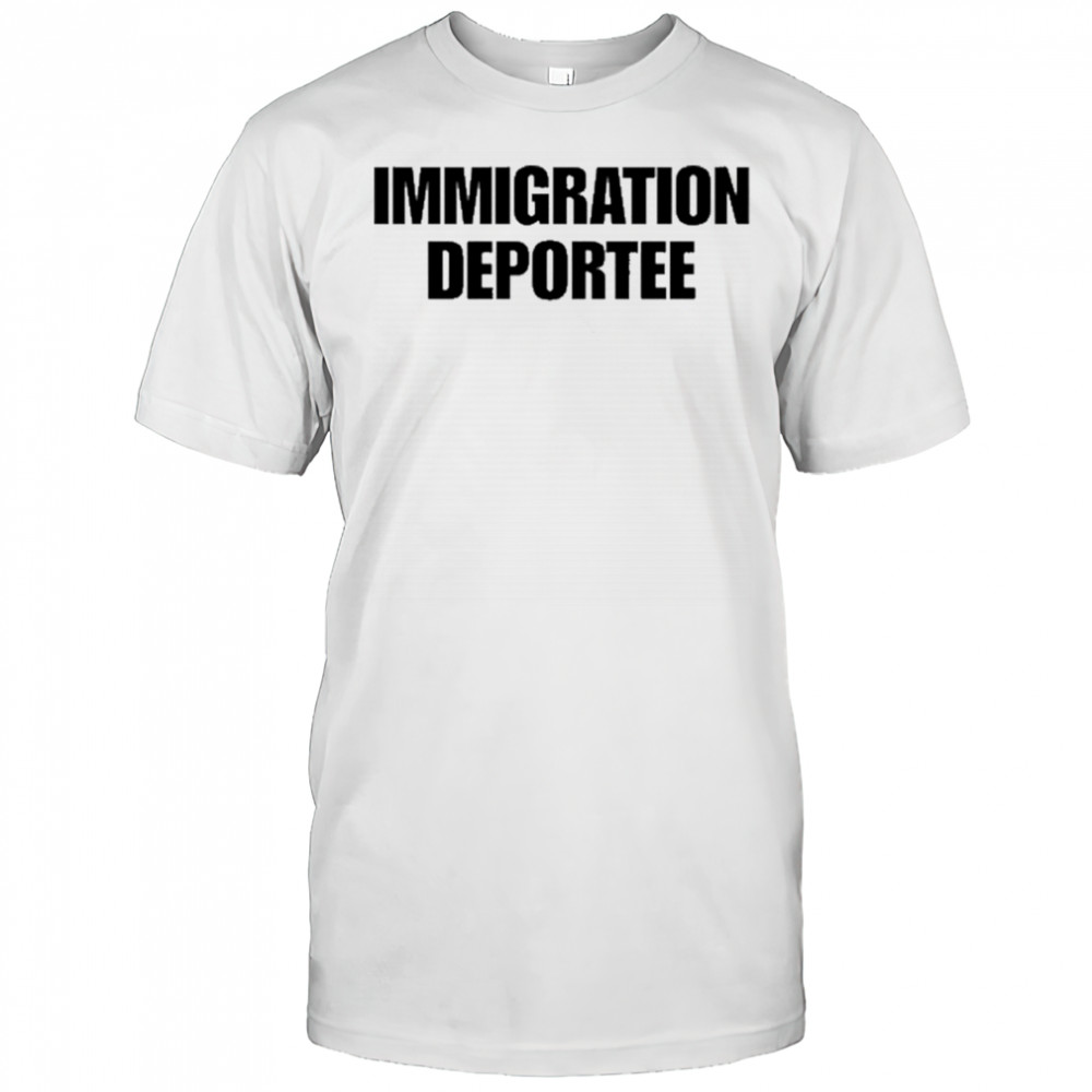 Vitaly Zdorovetskiy Wearing Immigration Deportee T-Shirt