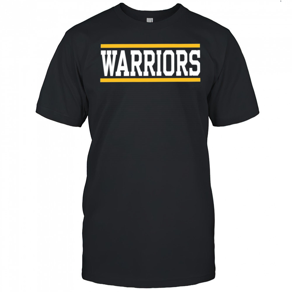 Warriors horizontal lines shirt