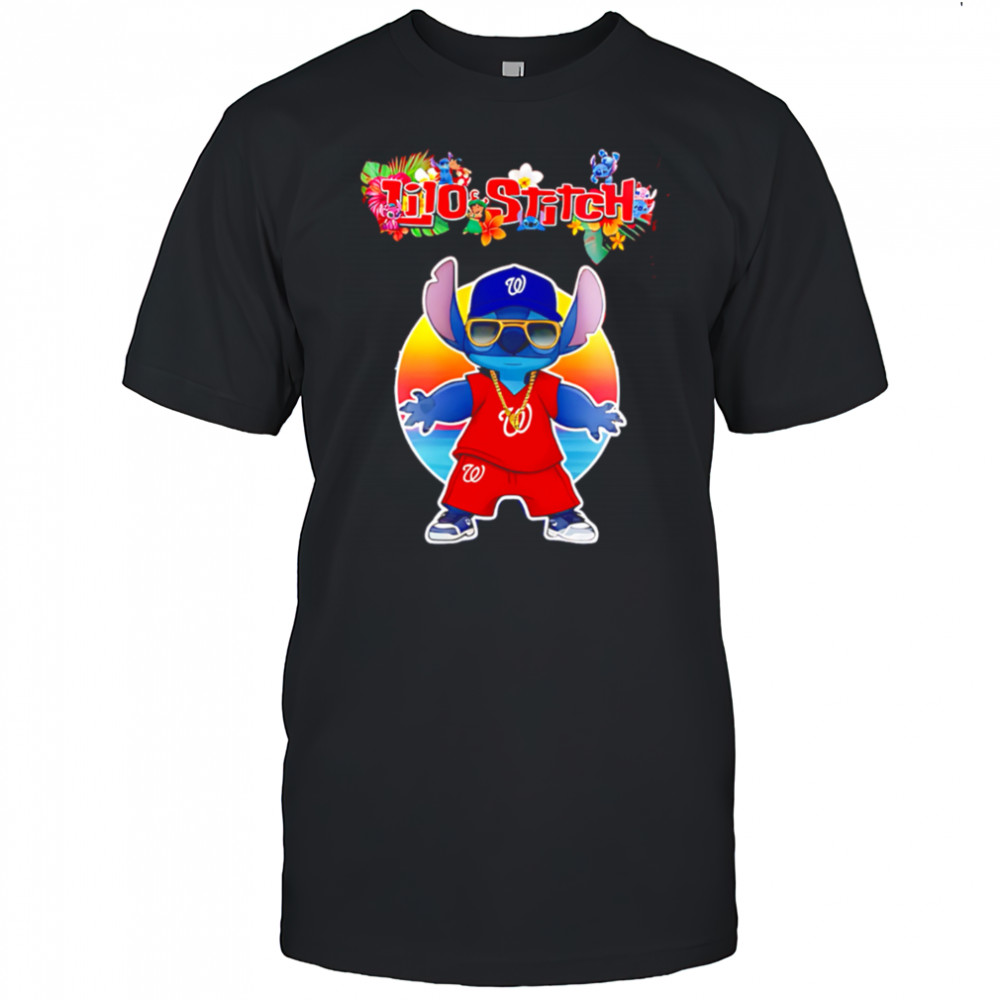 Washington Nationals x Lilo and Stitch Baseball shirt