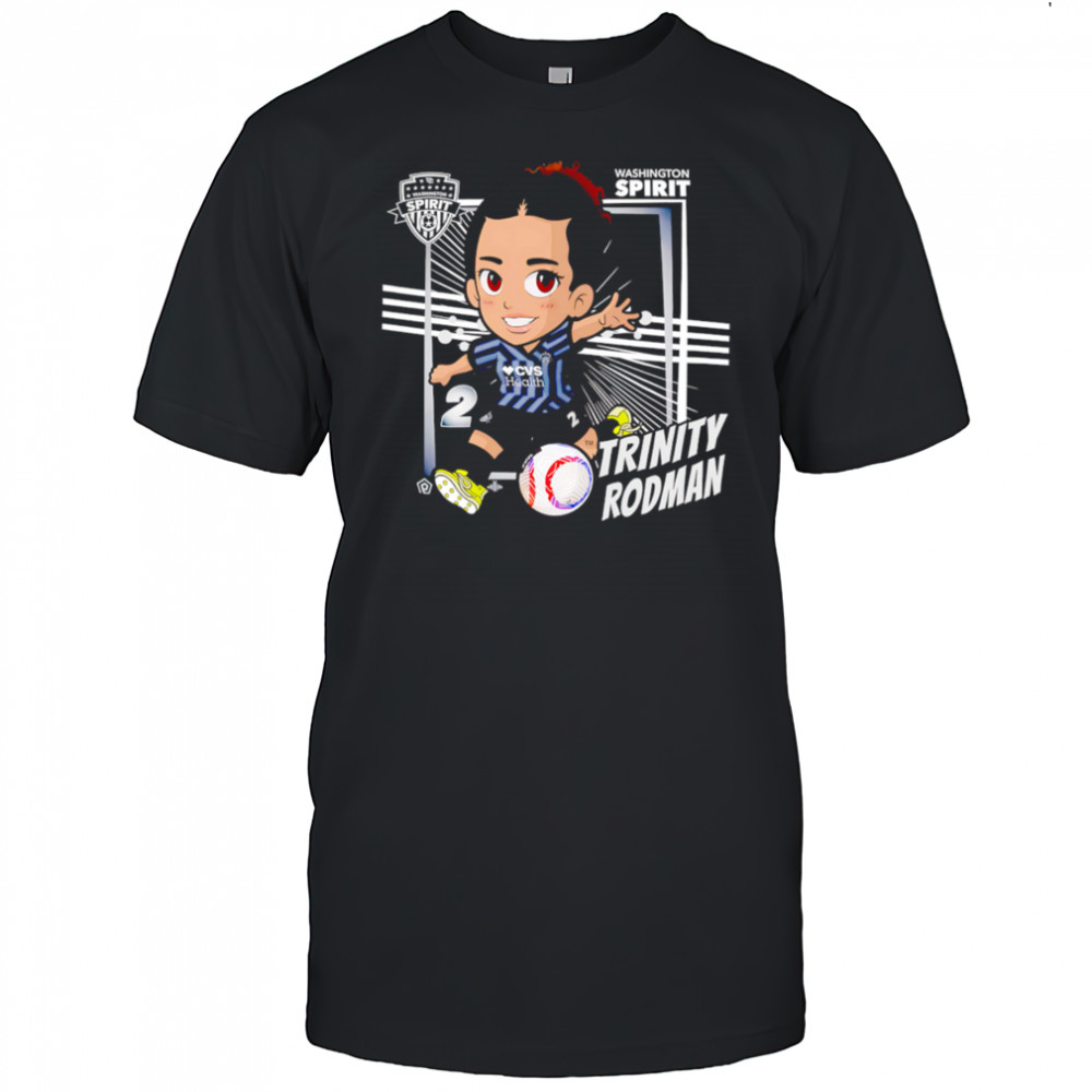 Washington Spirit Trinity Rodman #2 cartoon shirt