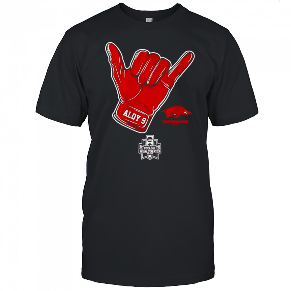 Wehiwa Aloy CWS Shaka Arkansas baseball shirt