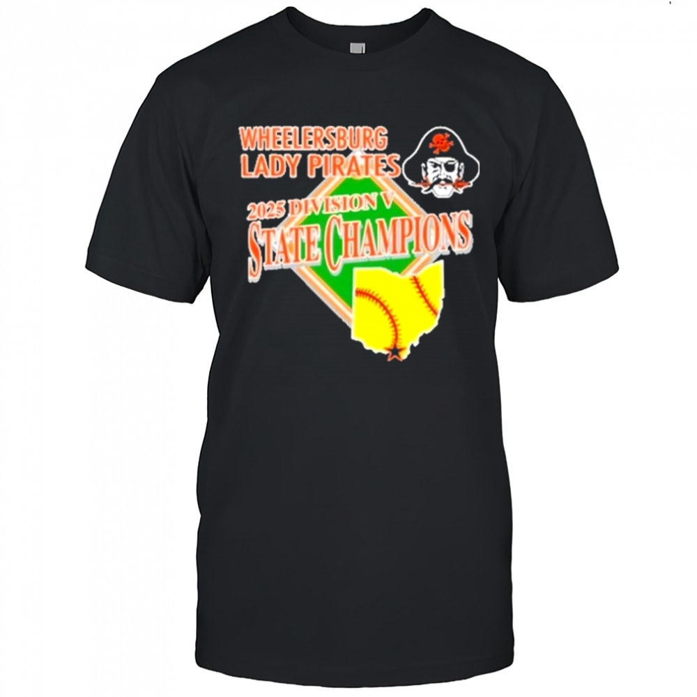Wheelersburg Softball 2025 Division 5 State Champions Shirt
