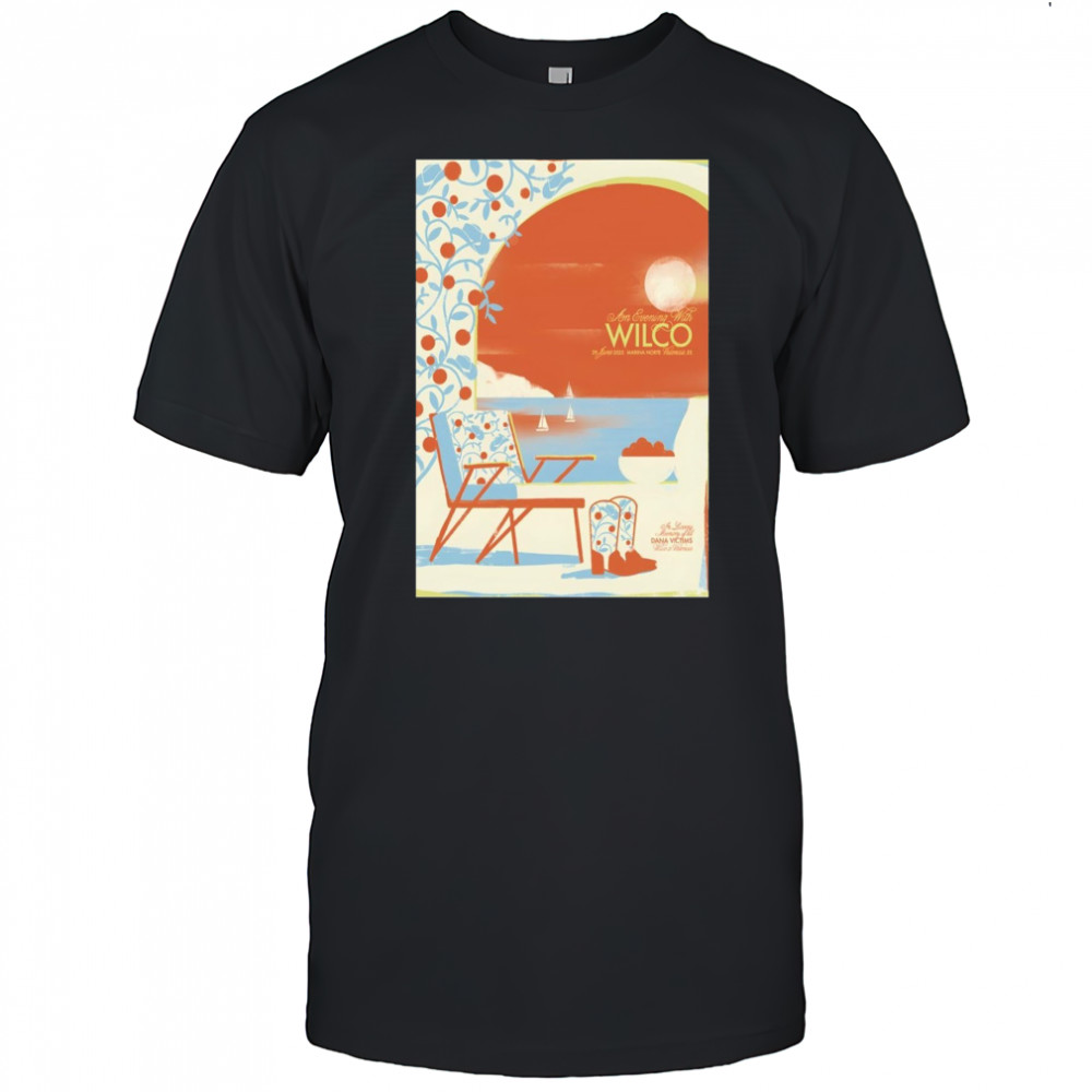 Wilco On June 29 2025 In Valencia, ES Event Poster T-Shirt