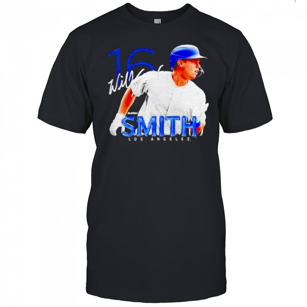 Will Smith 16 Los Angeles Dodgers Signature Shirt