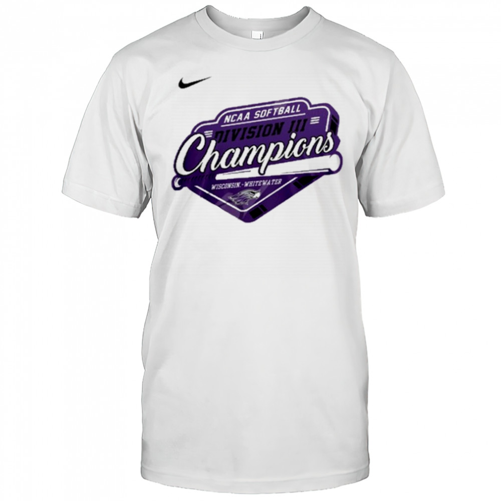 Wisconsin-Whitewater Warhawks NCAA Softball Champions 2025 shirt