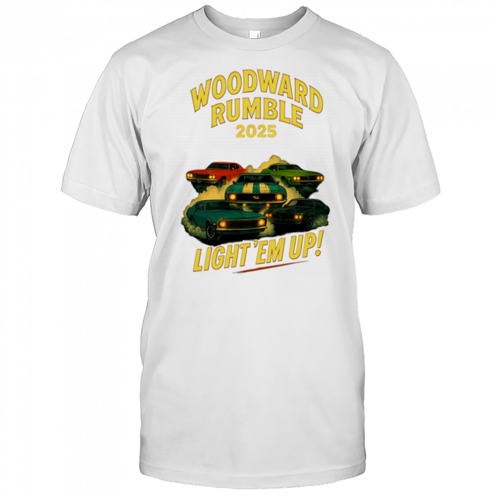 Woodward Rumble 2025 light ’em up shirt