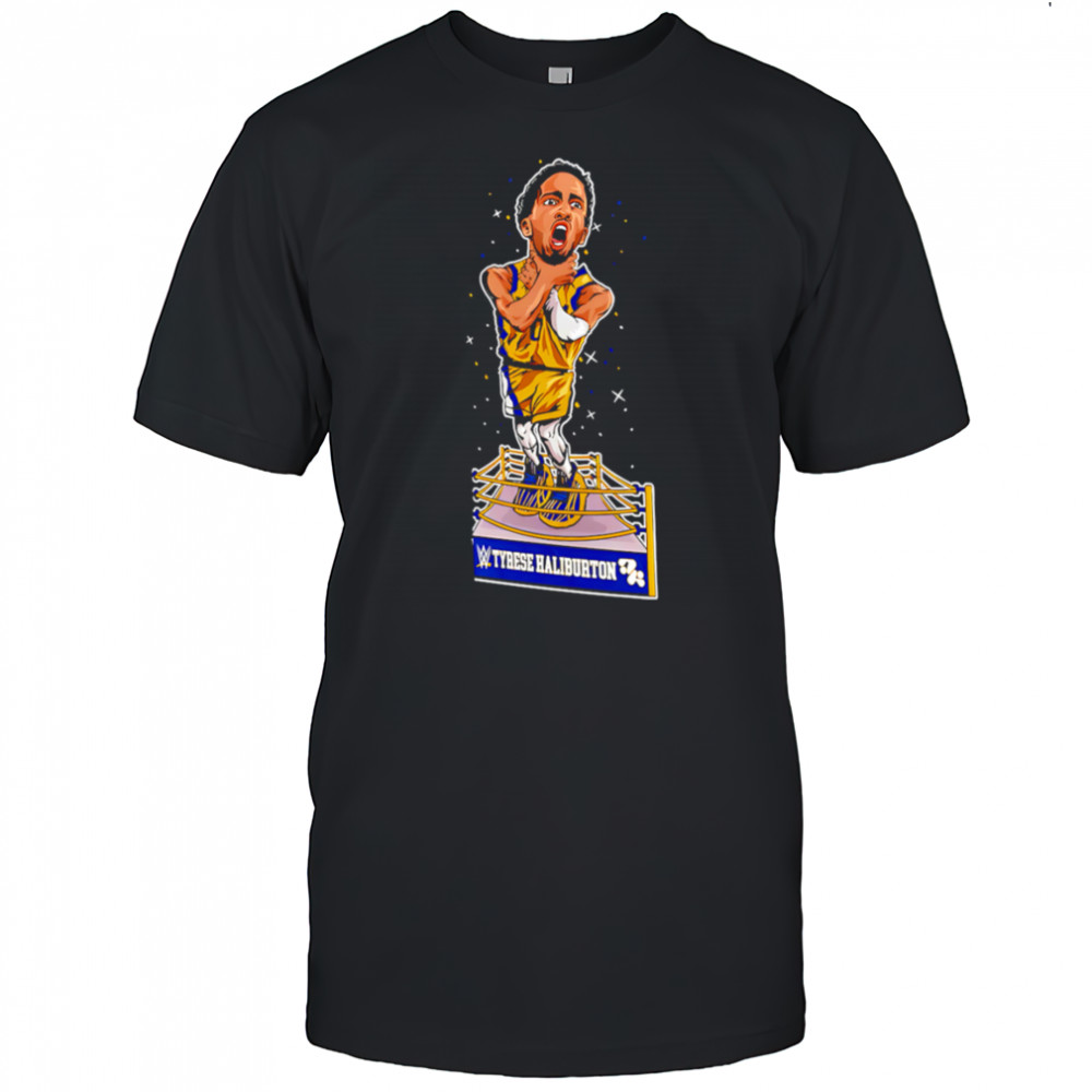 WWE Tyrese Haliburton Knicks Choke cartoon shirt