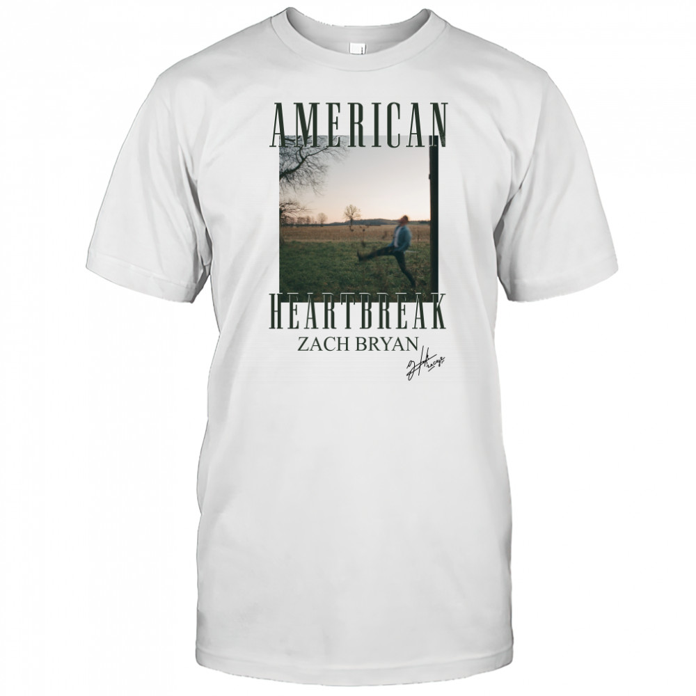 Zach Bryan American Heartbreak Album Cover Shirt