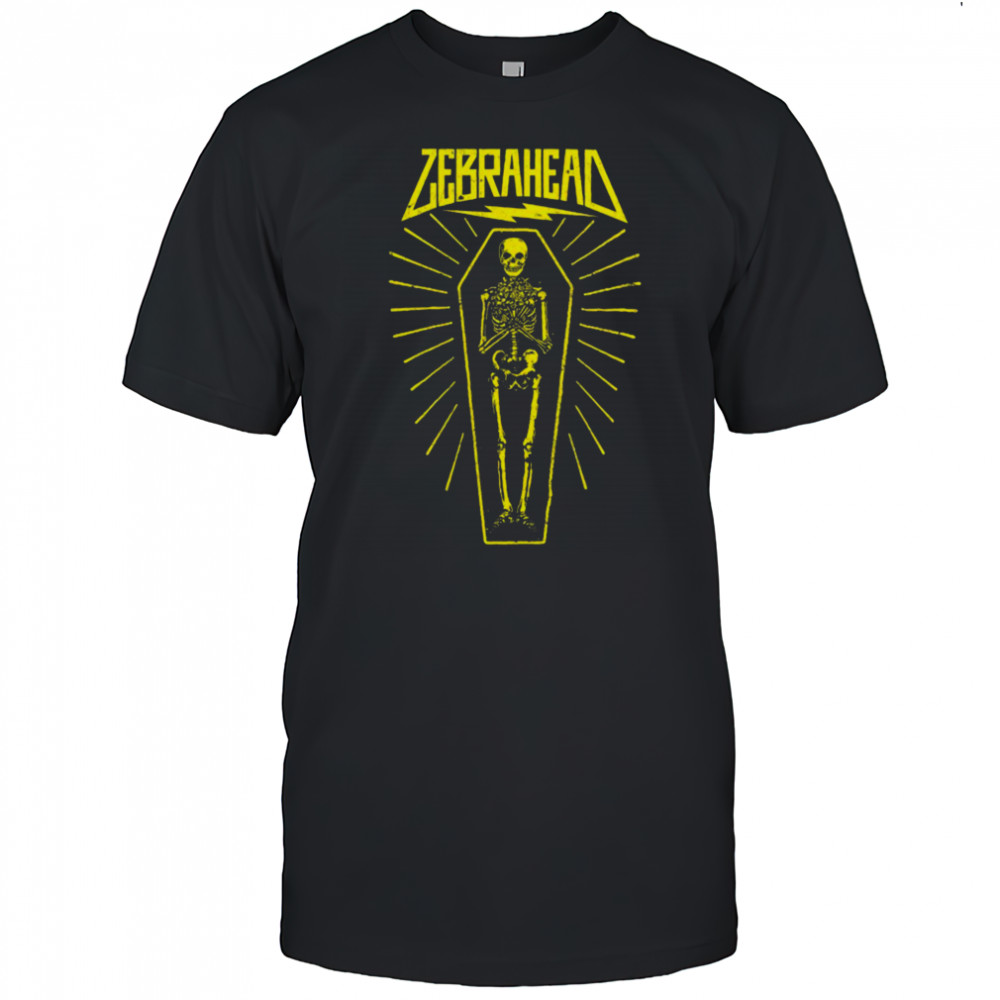 Zebrahead Lay Me To Rest Skeleton Coffin T shirts