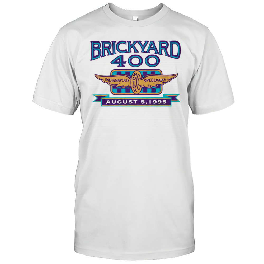 1995 Brickyard 400 logo shirt